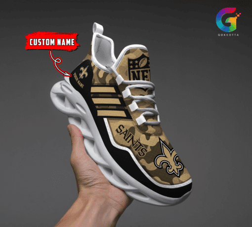 New Orleans Saints Personalized Yezy Running Sneakers BG311