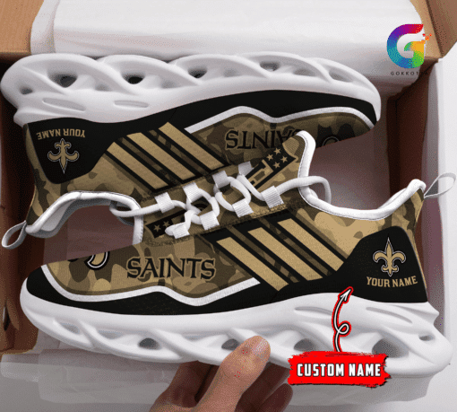 New Orleans Saints Personalized Yezy Running Sneakers BG311