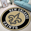 New Orleans Saints Round Rug 49