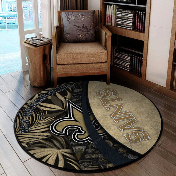 New Orleans Saints Round Rug 142