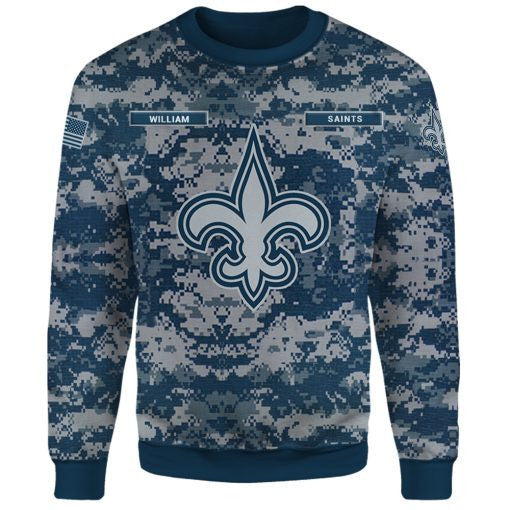 New Orleans Saints Personalized All Over Printed 373