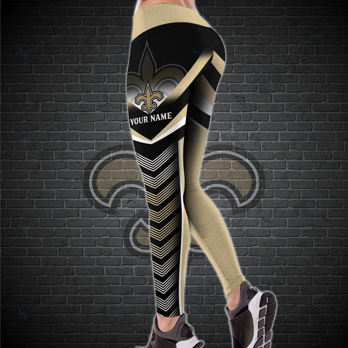 New Orleans Saints Personalized Leggings And Tank Top BG24