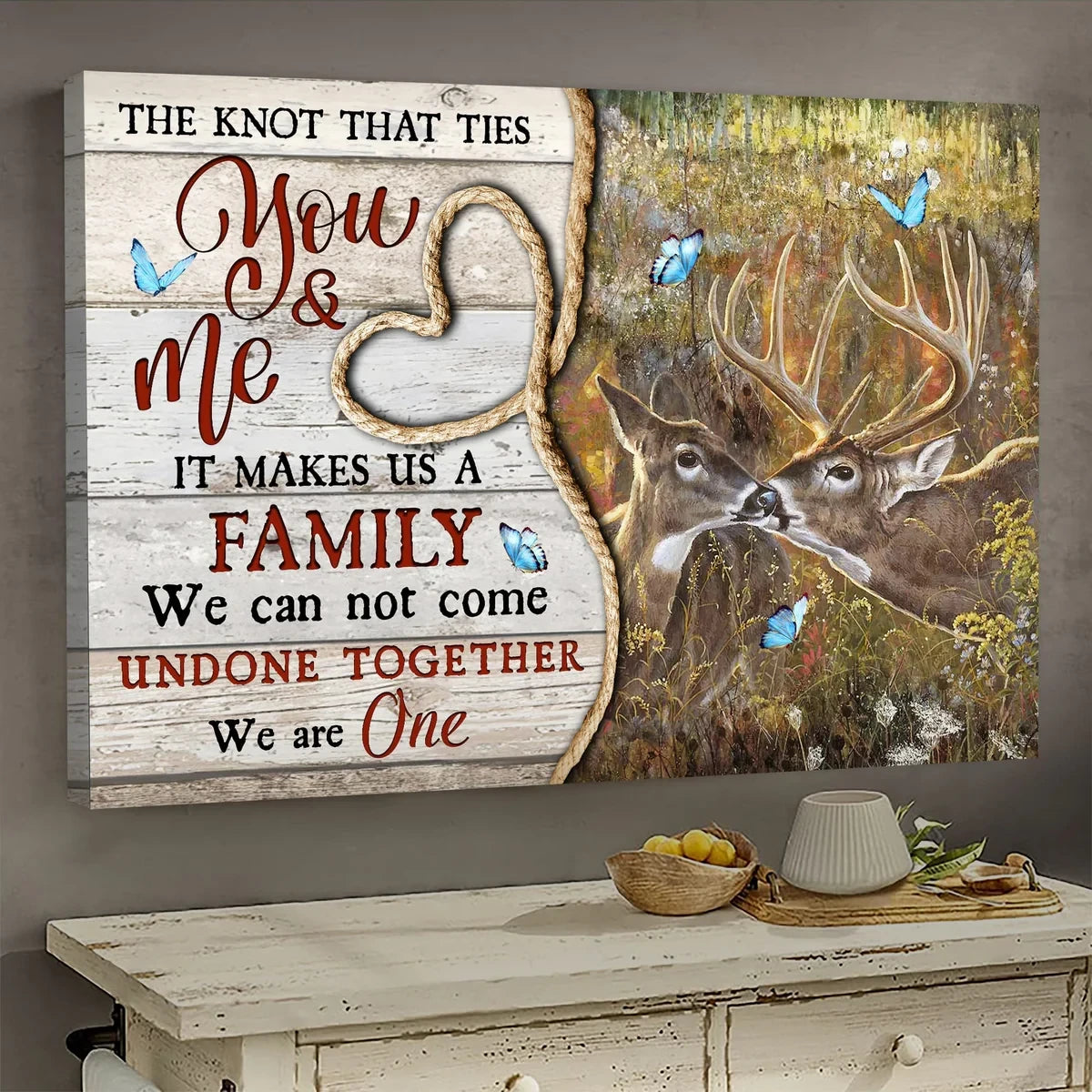 Hunting Poster Canvas Wall Art Print Deer Wall Decor