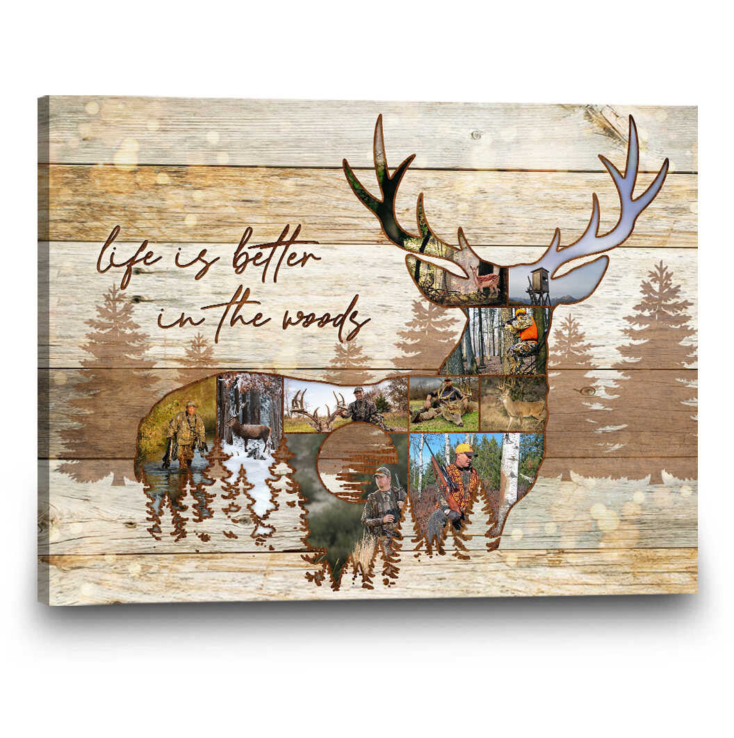 Hunting Poster Canvas Wall Art Print Deer Wall Decor T29121