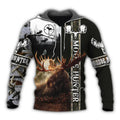 Caribou Camo Deer Hunting Hoodie T-Shirt Sweatshirt NM