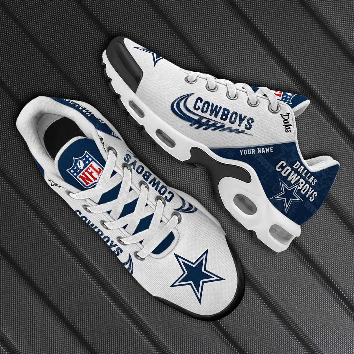 Dallas Cowboys TN Shoes Custom Your Name, Football Team Shoes, Sport Fan Gifts EHIVM-59736