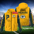 Green Bay Packers Custom Windbreaker Outdoor Jacket Sport Fan Gift SPTWJACKET099