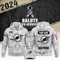 Miami Dolphins Veterans Day Hoodie VTR5529