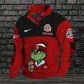 Ohio State Buckeyes Premium StandCollar GameDay Pullover  Engineered Warmth & Personalized Names OHIO6681R