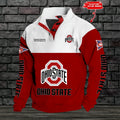 Ohio State Buckeyes football Premium StandCollar GameDay Pullover Engineered Warmth & Personalized Names SPTDJ29634