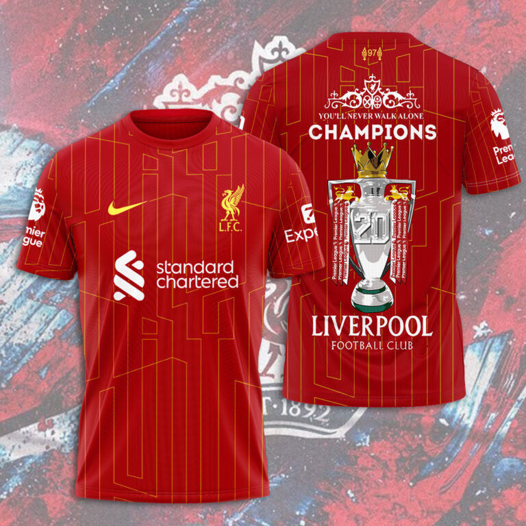 LIVERPOOL TSHIRT CHAMPIONS LV22A3