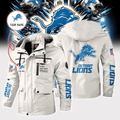 Detroit Lions Personalized Winter Windbreaker Jacket ANZWWJ011