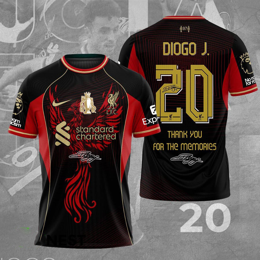 LIVERPOOL Diogo Jota TSHIRT CHAMPIONS LVP35