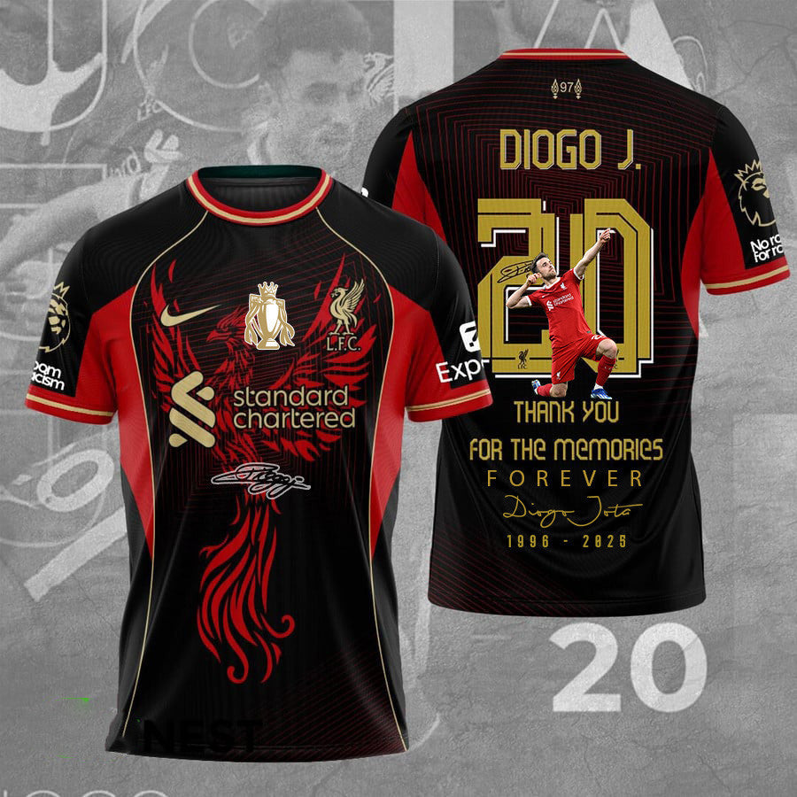 LIVERPOOL Diogo Jota TSHIRT CHAMPIONS LVP3666