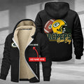 Green Bay Packers DMTZ45FG Thickened Zipper Hoodies