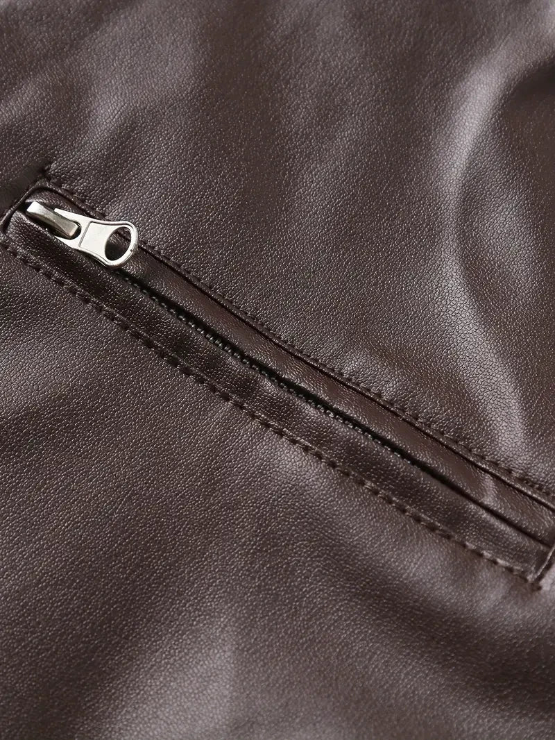 Washington Redskins Custom Name Sport Leather Jacket SPTSLJ025