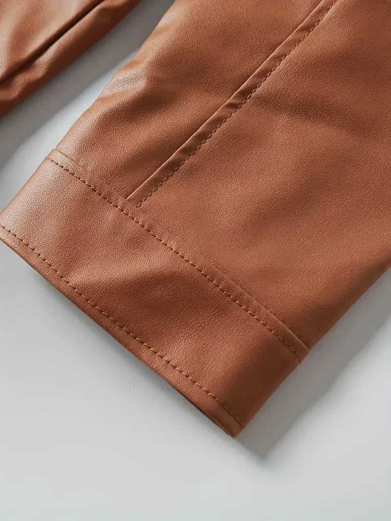 Ultra-Premium Leather Jacket Dual Zip Chest— Los Angeles Rams SPTSLJ012