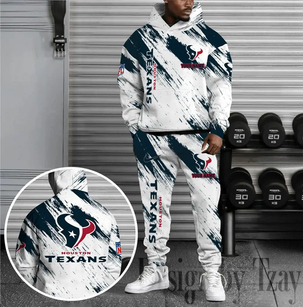 Houston Texans Combo Hoodie And Sweatpants Gift For Fan AZHD1366