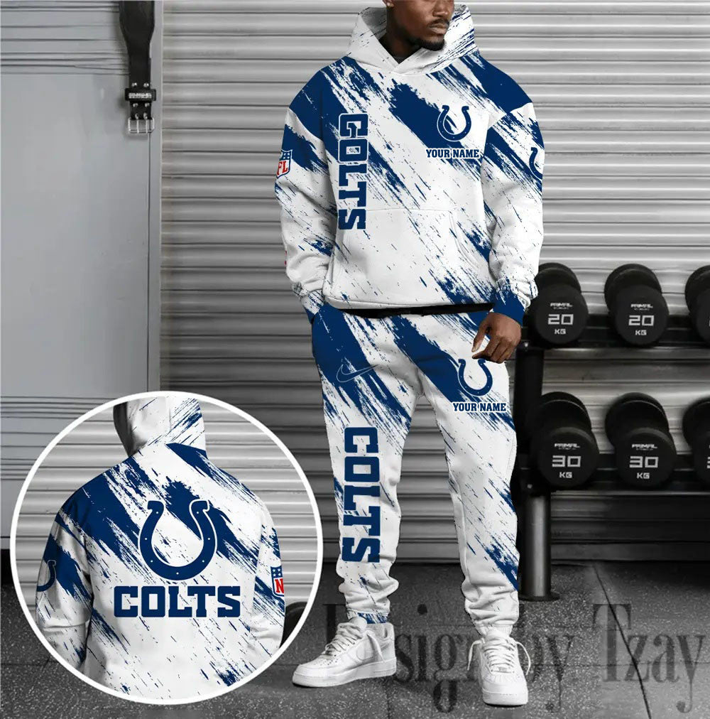 Indianapolis Colts Combo Hoodie And Sweatpants Gift For Fan AZHD1367