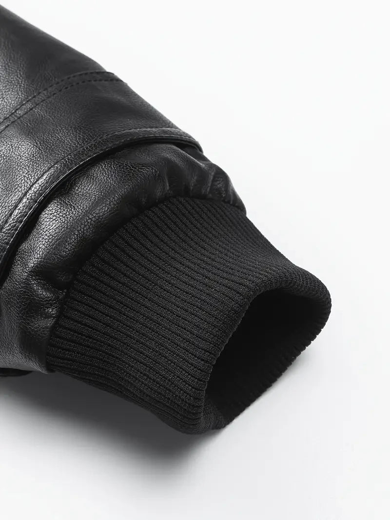 Premium & Ultra-Thick Leather Jacket with Fleece Hood - Los Angeles Rams PHVKC018
