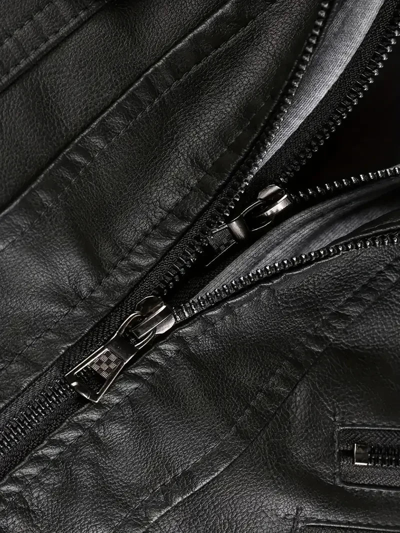 Premium & Ultra-Thick Leather Jacket with Fleece Hood - Jacksonville Jaguars VA2116