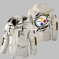 Pittsburgh Steelers Personalized Winter Windbreaker Jacket ANZWWJ11