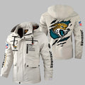 Jacksonville Jaguars Personalized Winter Windbreaker Jacket ANZWWJ12