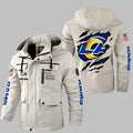 Los Angeles Rams Personalized Winter Windbreaker Jacket ANZWWJ22