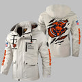 Chicago Bears Personalized Winter Windbreaker Jacket ANZWWJ29