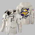 Minnesota Vikings Personalized Winter Windbreaker Jacket ANZWWJ31