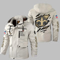 New Orleans Saints Personalized Winter Windbreaker Jacket ANZWWJ36