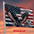 New England Patriots-Flag-Custom Name VA3054