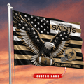 New Orleans Saints-Flag-Custom Name VA3081