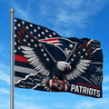 New England Patriots-Flag-Custom Name VA4253