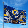 Los Angeles Rams - Flag-Custom Name VA4274