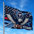 Tennessee Titans - Flag-Custom Name VA4277