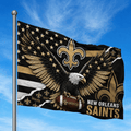 New Orleans Saints - Flag-Custom Name VA4278