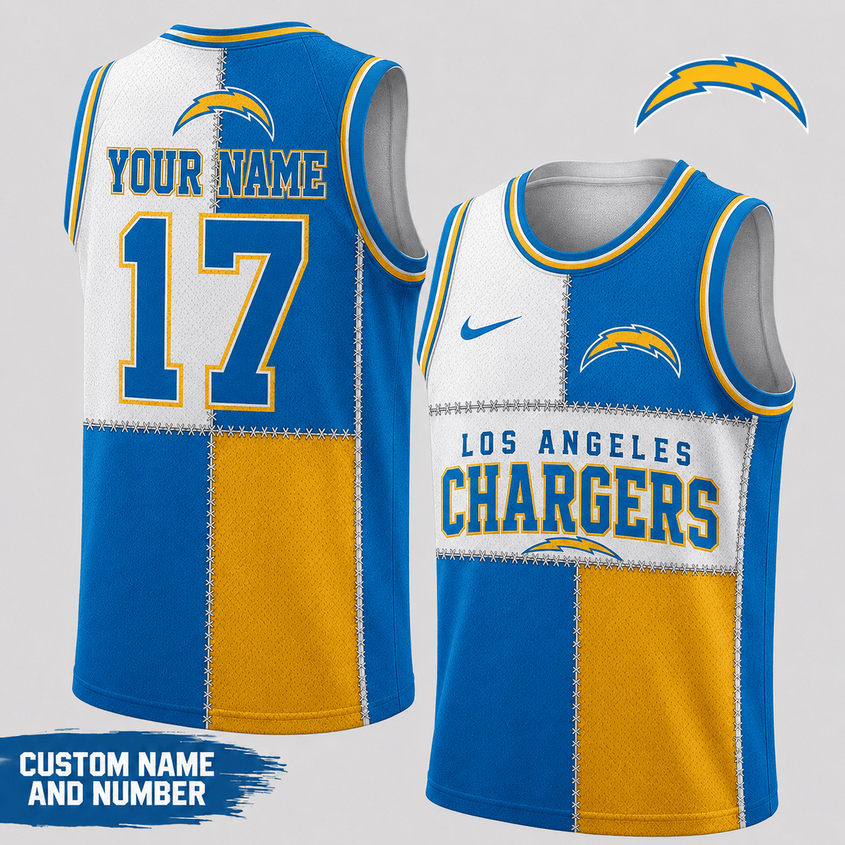 Los Angeles Chargers | Premium NFL Fan Pride Tank Top Shirt VA2515