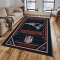 New England Patriots Rug Living Room Floor Decor Fan Gifts VA6016