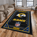 Los Angeles Rams Rug Living Room Floor Decor Fan Gifts VA6036