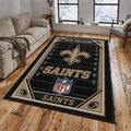 New Orleans Saints Rug Living Room Floor Decor Fan Gifts VA6042