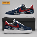 New England Patriots | Premium NFL Fear The Team Halloween AF1 Sneakers - VA323513