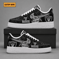Las Vegas Raiders | Premium NFL Fear The Team Halloween AF1 Sneakers - VA323514