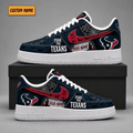 Houston Texans | Premium NFL Fear The Team Halloween AF1 Sneakers - VA323521