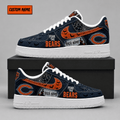 Chicago Bears | Premium NFL Fear The Team Halloween AF1 Sneakers - VA323526