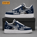 Dallas Cowboys | Premium NFL Fear The Team Halloween AF1 Sneakers - VA323528