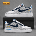 Los Angeles Chargers | Premium NFL Fear The Team AF1 Sneakers - VA36235