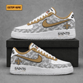 New Orleans Saints | Premium NFL Fear The Team AF1 Sneakers - VA36249