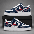 New England Patriots | Premium NFL Fear The Team AF1 Sneakers Personalized - VA37418