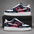Houston Texans | Premium NFL Fear The Team AF1 Sneakers Personalized - VA37427